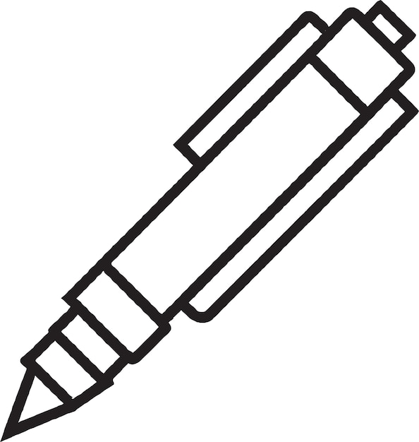 Penperfect a vector logo design icon for the creative at heart