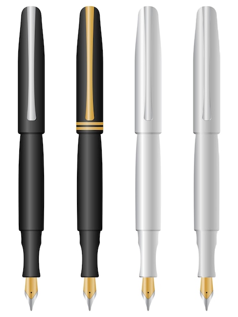 Vector pens set