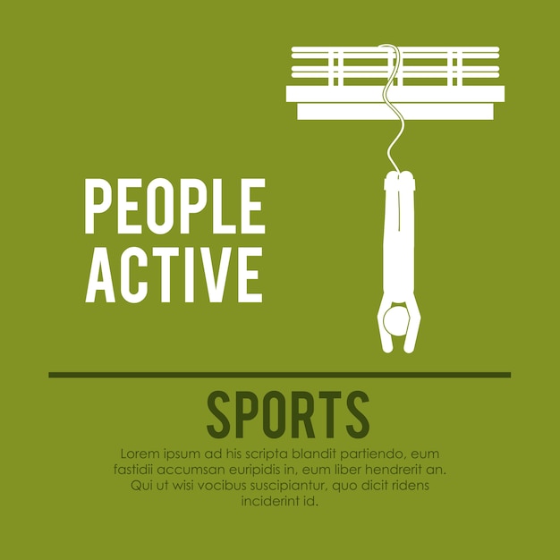 Vector people active design