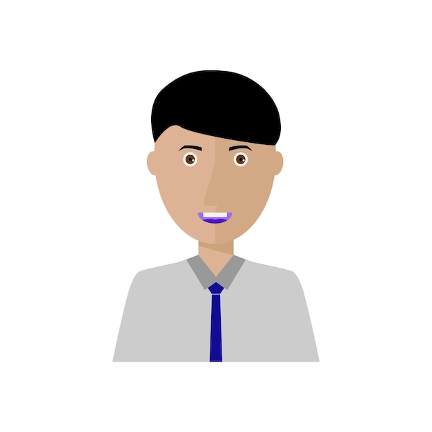 People avatar character vector icon human avatar profile business illustration