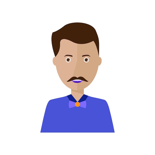 people avatar character vector icon human avatar profile business illustration