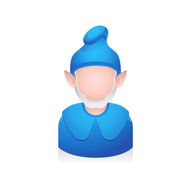 People Avatar Icons Blue elf