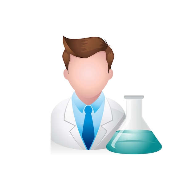 People Avatar Icons Scientist