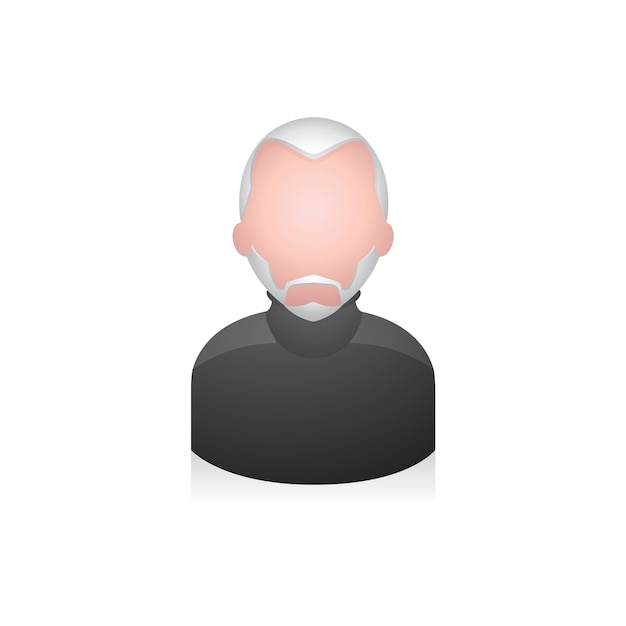 People Avatar Icons Senior man