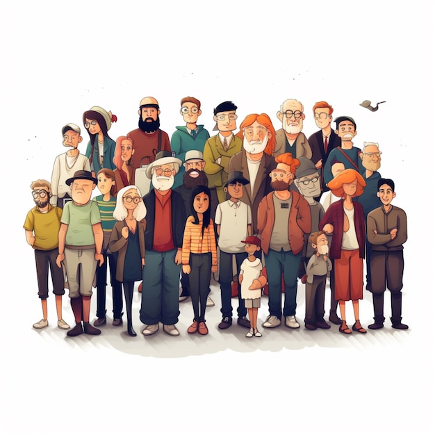 Vector people cartoon vector