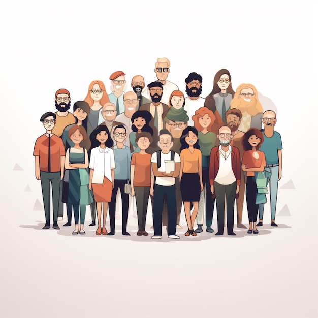 Vector people cartoon vector