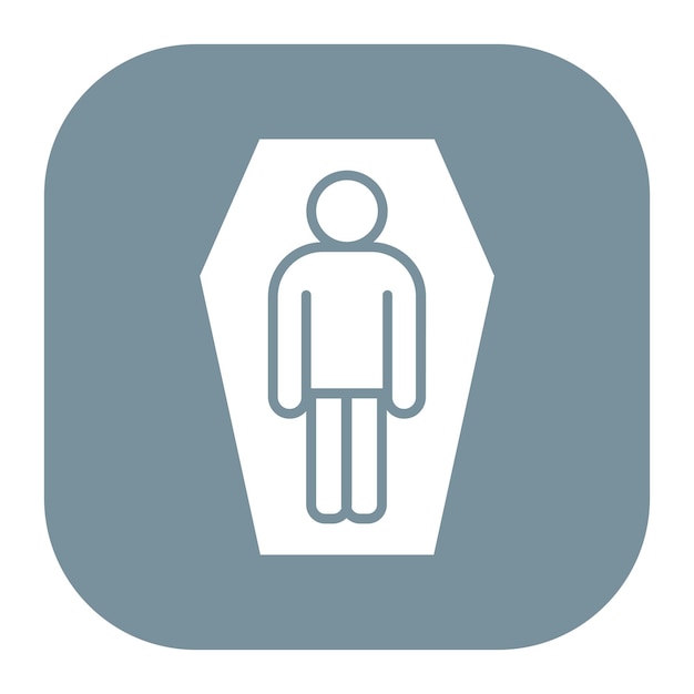 People coffin vector illustration