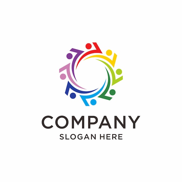 Ispirazione per il design del logo della community di persone