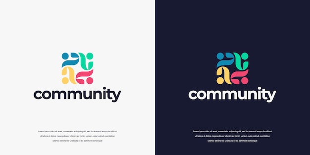 People community logo or medical clinic logo