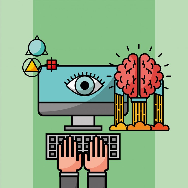 Vector people creative process