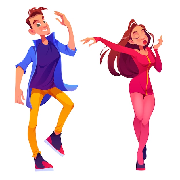 People dancing illustration