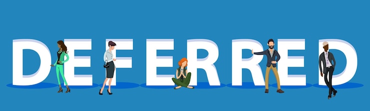 Vector people on deferred for web mobile app presentations