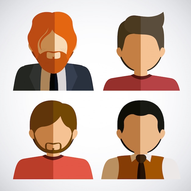 Vector people design, vector illustration.