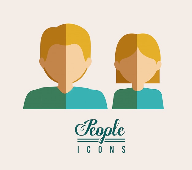 People design, vector illustration.