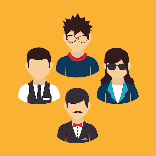 Vector people design