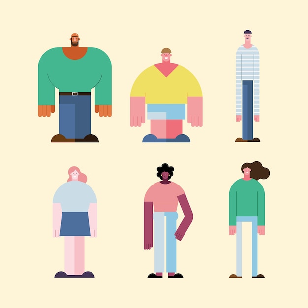 Vector people of different cultures