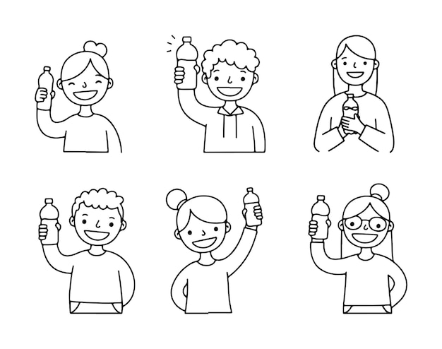 The people drinking water icon is a customizable vector icon that can be easily used on digital platforms