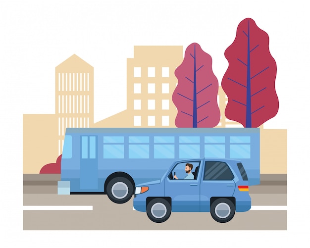 people driving vehicles in the traffic