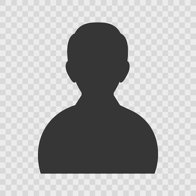 People Head Silhouette Profile Face Icon.Vector Illustration