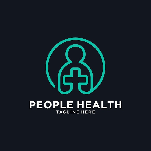 People health care logo design