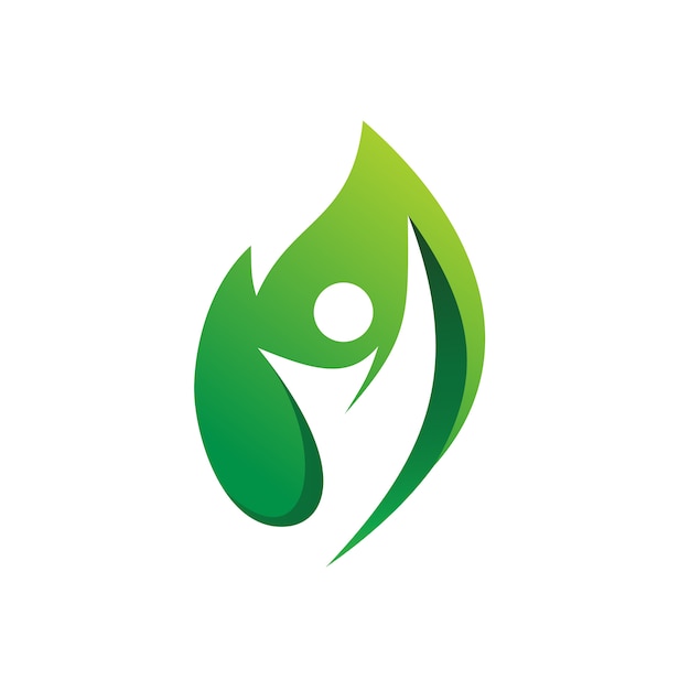 People Health Nature Logo Vector