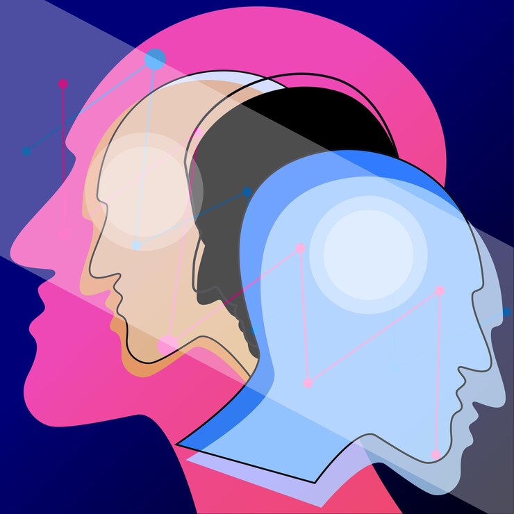 Vector people human concept abstract color background vector ilustration
