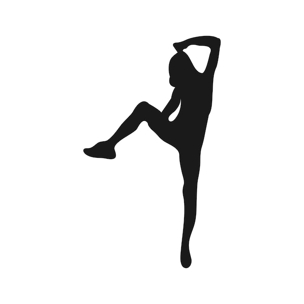 People icon gymnastic person icon vector