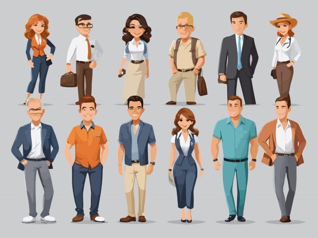 Vector people illustration vector