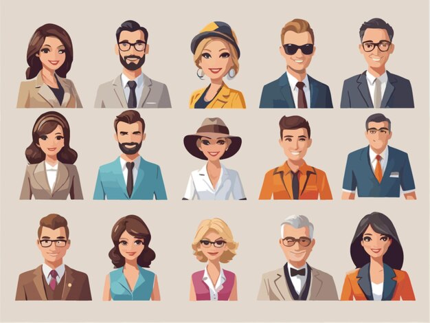 People illustration vector