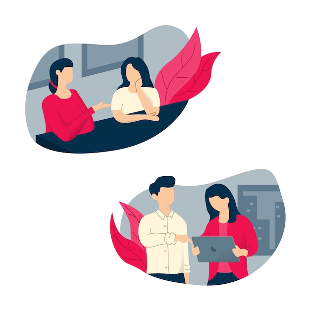 Vector people illustration