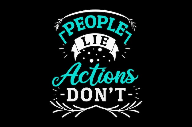People Lie Actions Don39t는 조경 디자인을 인용합니다.