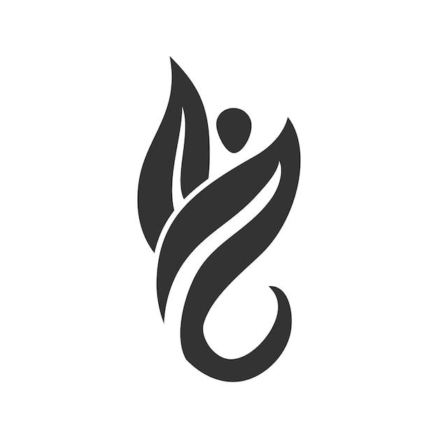 Modello di logo dell'albero della vita delle persone icona illustrazione identità del marchio illustrazione isolata e piatta grafica vettoriale