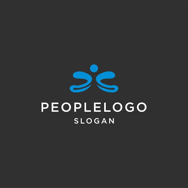 People logo icon design template