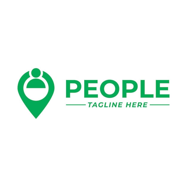 people logo icon vector template