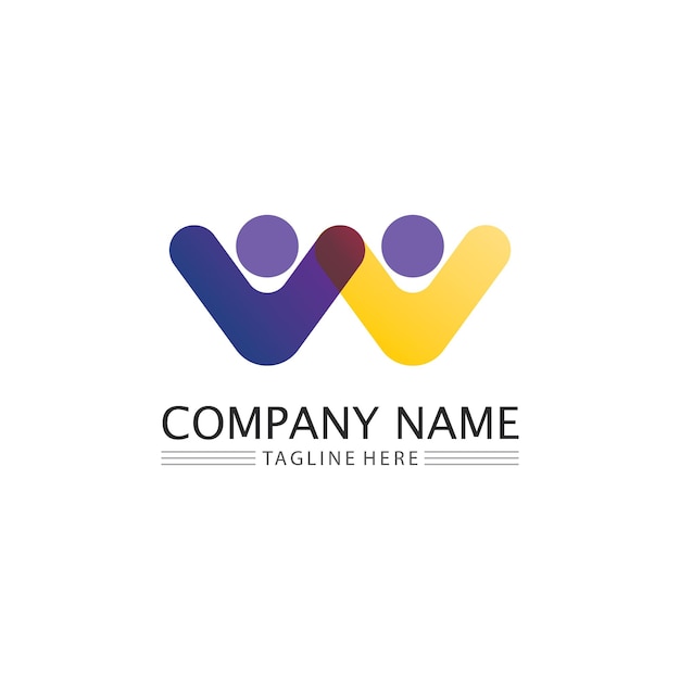 人々のロゴチーム成功する人々の仕事グループとコミュニティグループ会社とビジネスのロゴベクトルとデザインケアファミリーアイコン成功するロゴ