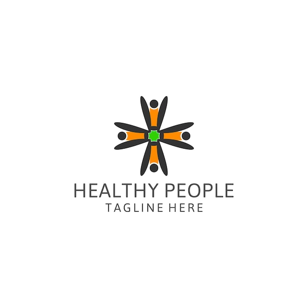 People logo vector icon design template