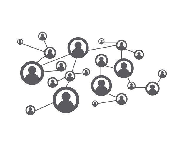 people network and social icon