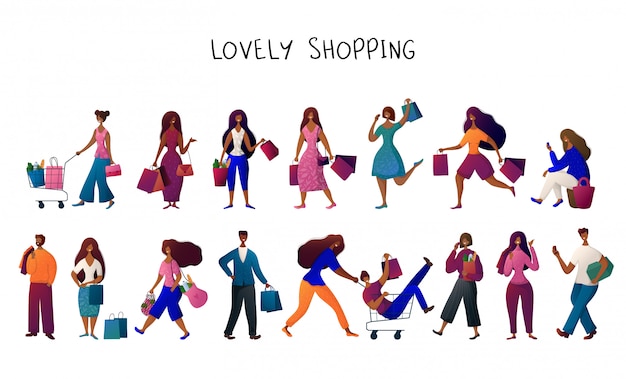 People Shopping banner