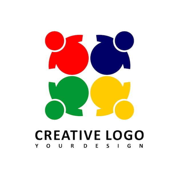 People social logo vector design