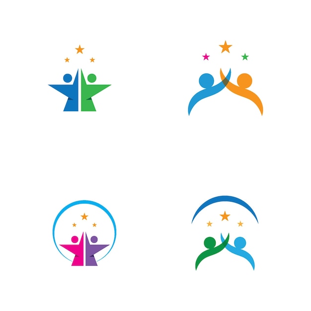 People star logo and vector images