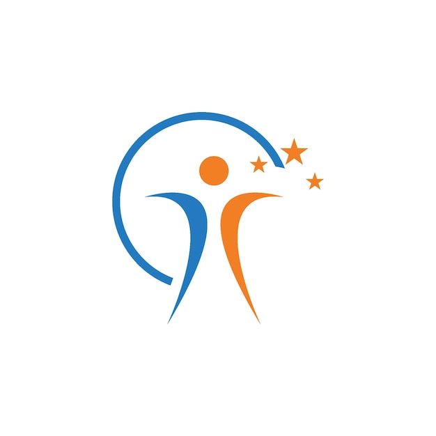 People star success health and business logo