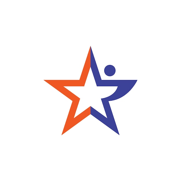 People star success health and business logo