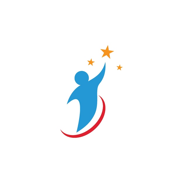 People star success health and business logo