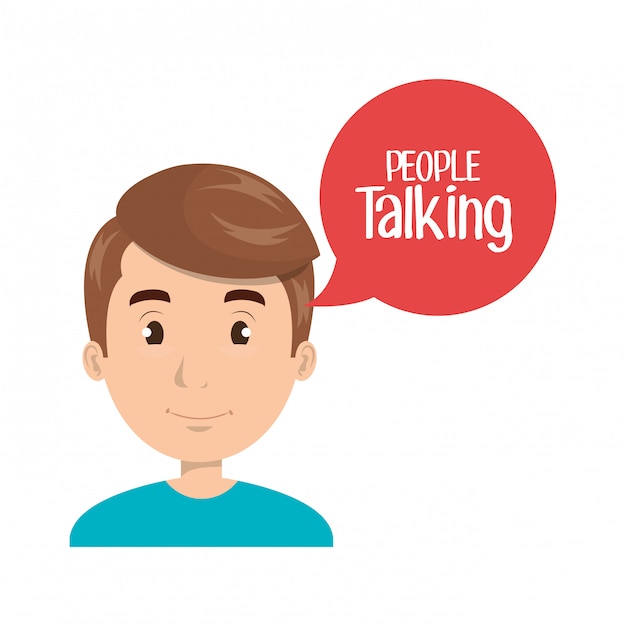 People talking speech communication