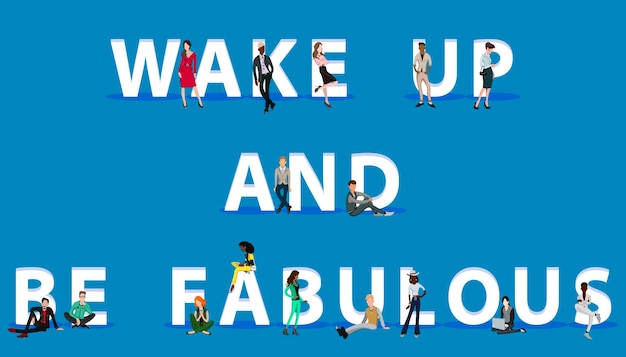 People on Wake Up And Be Fabulous for Web モバイル アプリ