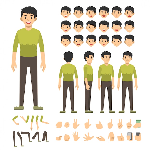 people working vector icon illustration character 