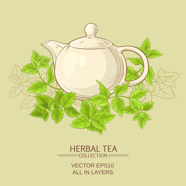 Peppermint herbal tea