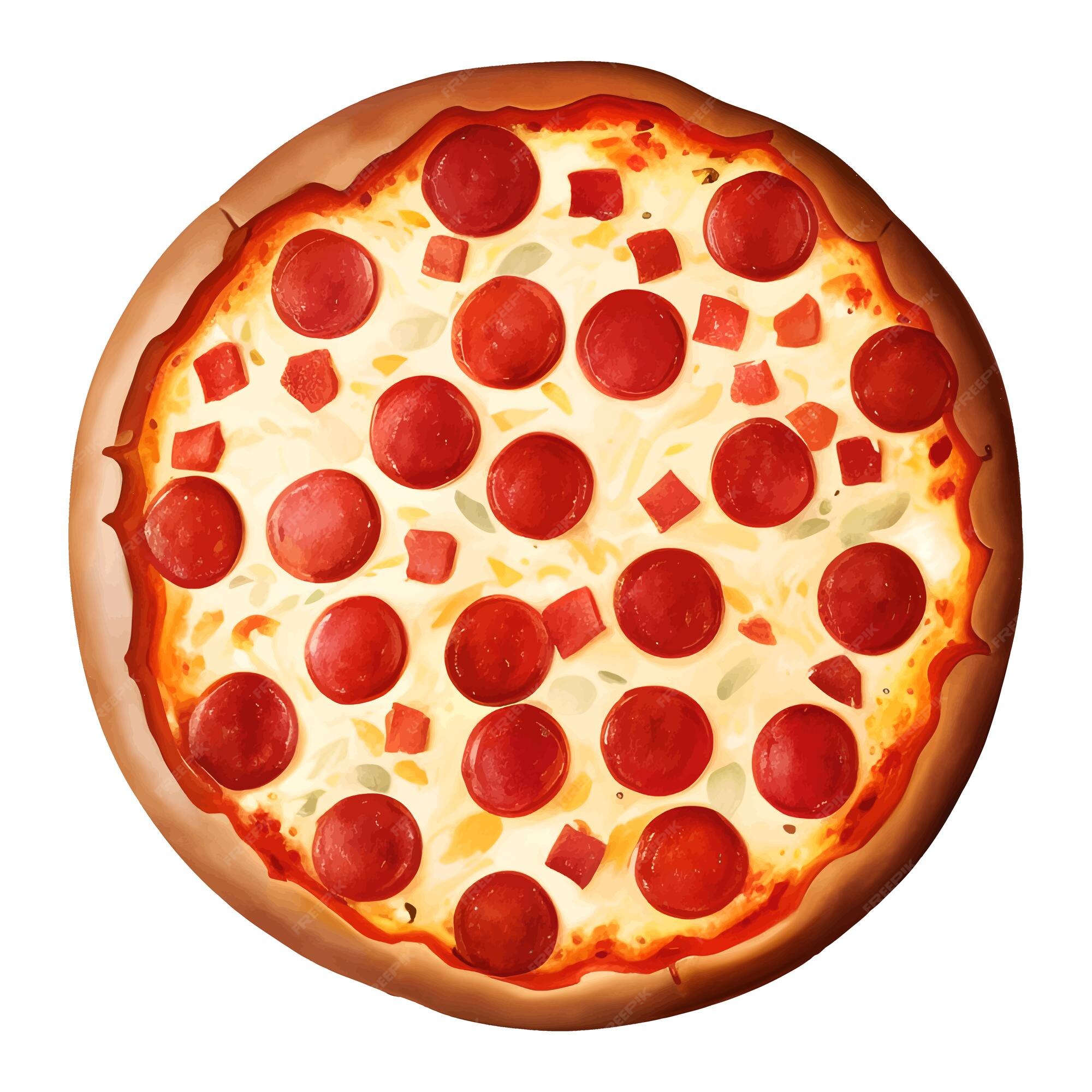 Pixel Piece Pizza Cheese Pepperoni Italian Stock Illustration 2363122345