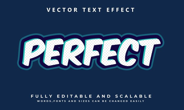 Perfect 3d editable text effect with dark background