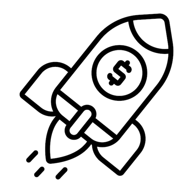 비즈니스 스타트업의 완벽한 디자인 아이콘